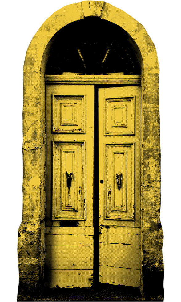 Porte Salle 1977 ouverte