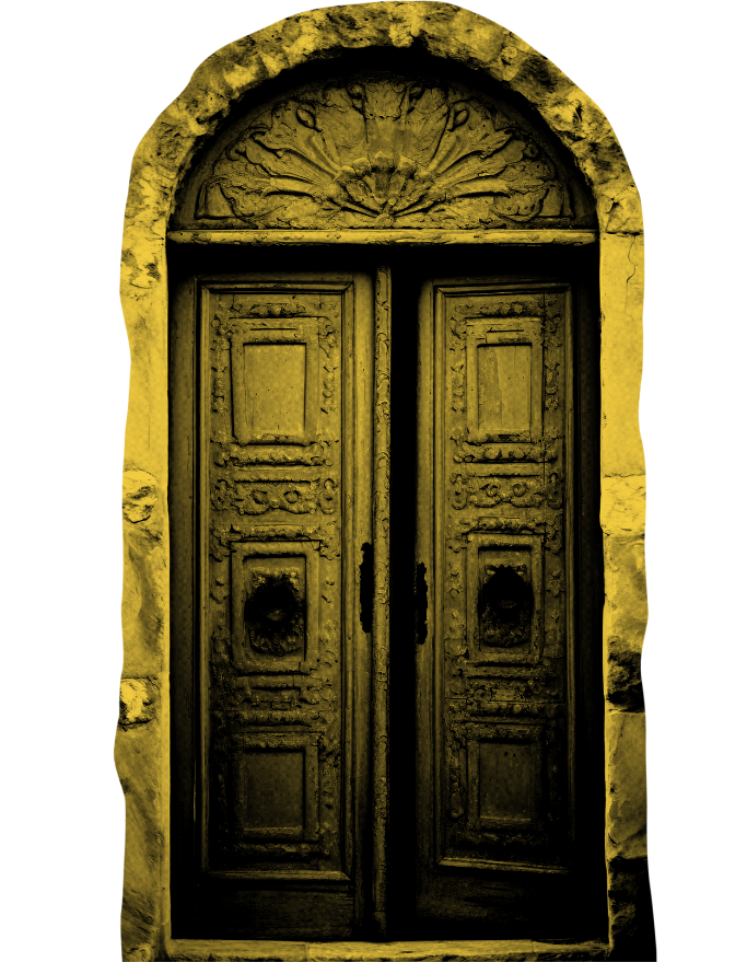 Porte Salle 1857 ouverte